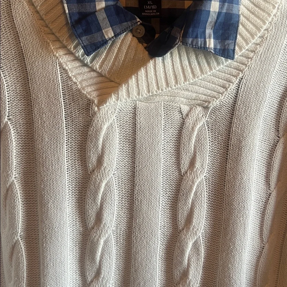GAP Boys Sweater Shirt Set - 14/16- NWT